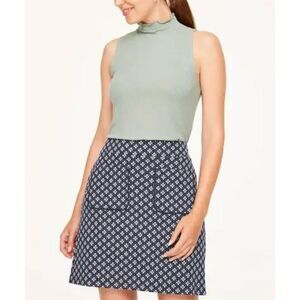 LOFT Women’s Size 2 Geo Jacquard A-Line Skirt